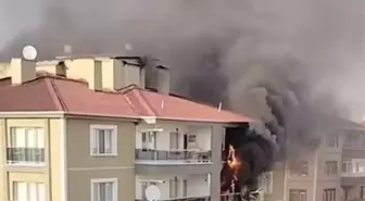 Ankara'da bir apartman dairesinde çıkan yangın endişe yarattı