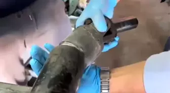 Antalya'da otomobilin şaftına gizlenmiş 17 kilogram metamfetamin ele geçirildi