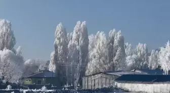 Ardahan'ın Göle ilçesinde sıcaklık sıfırın altında 20 dereceye düştü
