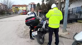 Bilecik'te motosiklet ve ATV sürücülerine yönelik denetim