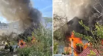 Çakmak doldurmak isterken canından oluyordu, kendisi de yandı evi de