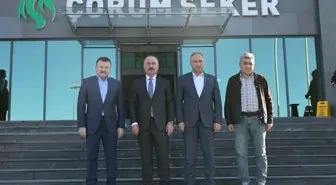 Çorum Valisi Çalgan'dan Safi Şeker Fabrikasına ziyaret