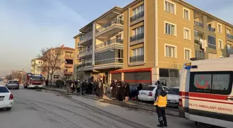 Çubuk'ta apartman dairesinde çıkan söndürüldü