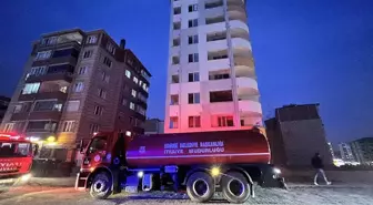 Edirne'de inşaatın 9. katında çıkan yangın söndürüldü