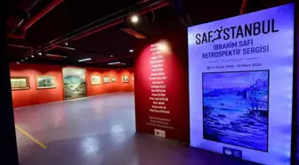 İbrahim Safi'nin sanat mirası 40 yıl sonra Fatih'teki sergide sanatseverlerle buluştu