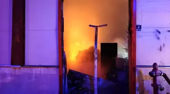 Kayseri'de masa sandalye atölyesinde yangın