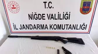 Niğde'de yasadışı silah operasyonu: 3 şüpheli hakkında adli işlem