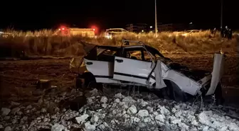 Takla atan otomobil tarlaya uçtu: 1 yaralı