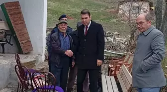 Uğurludağ Kaymakamı Düzgün, köyleri ziyaret etti