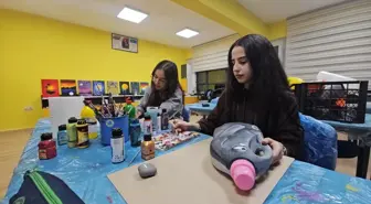 Üstün yetenekli öğrenciler için atıklar çöp değil sanat malzemesi