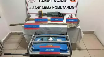 Yozgat'ta kaçak kazı yaparken suçüstü yakalandı