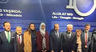 Aliya İzzetbegoviç'in 100. doğum yılına özel sergi AKM'de açıldı