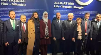 Aliya İzzetbegoviç'in 100. doğum yılına özel sergi AKM'de açıldı