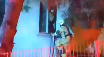 Apartman dairesinde çıkan yangında 1 kişi yaralandı