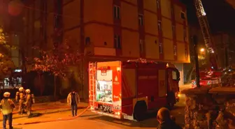 Başakşehir'de ayakkabı imalathanesinde yangın