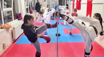 Bilecik'te karate spor okullarında yoğun tempo