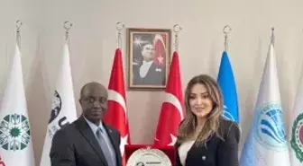 Burundi Ankara Büyükelçisi Ntureka, ULUSKON Başkanı Atasoy'u ziyaret etti