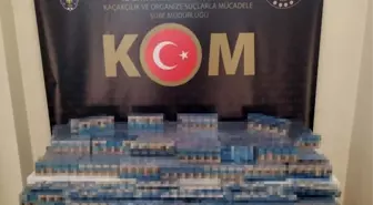 Erzurum'da kaçak sigara operasyonu