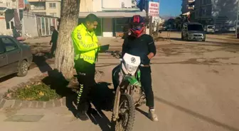 Gölbaşı ilçesinde motosiklet denetimleri devam ediyor