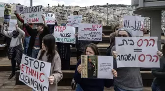 İsrail'in, Doğu Kudüs'ün Silvan beldesinde Filistinlileri zorla yerinden etmesi protesto edildi