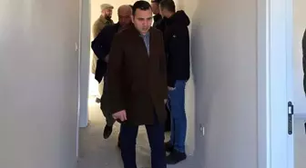 Kaymakam Algın, köy evleri inşaatlarını inceledi