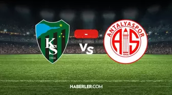 Kocaelispor Antalyaspor maçı kaç kaç? MAÇ SONUCU! Kocaelispor Antalyaspor golleri kim attı, canlı maç anlatımı!