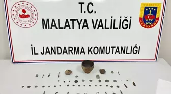Malatya'da tarihi eser niteliğinde 43 parça ele geçirildi
