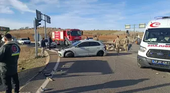 Mardin'de tır ile otomobilin çarpıştığı kazada 1 kişi yaralandı