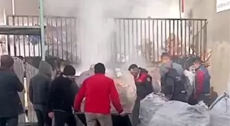 Osmaniye'de geri dönüşüm tesisinde yangın korkuttu