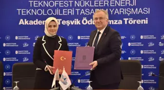TEKNOFEST Nükleer Enerji Teknolojileri Tasarım Yarışması ödülü, Hacettepe Üniversitesi'ne takdim edildi