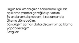 Uyuşturucu soruşturmasında hakkında yakalama kararı çıkartılan Şeyma Subaşı: 'Ülkeme döneceğim'