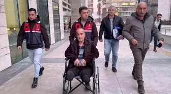 Uyuşturucu ticaretinden 11 yıl ceza yedi, ayakları olmayan hükümlü tekerlekli sandalyeyle cezaevine götürüldü