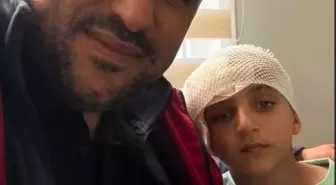 Suriyeli çocuk Amir Alcedduh, hastanede okulunu özledi