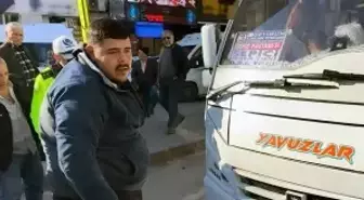 Yazılan cezaya sinirlenen şoför hatada ısrar etti