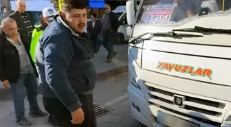 Yazılan cezaya sinirlenen şoför hatada ısrar etti