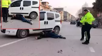 5 dakikada önce taburcu oldu kazada yaralandı