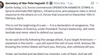 ABD'den Suriye'deki DEAŞ unsurlarına operasyon açıklaması