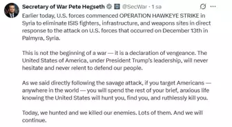 ABD'den Suriye'deki DEAŞ unsurlarına operasyon açıklaması