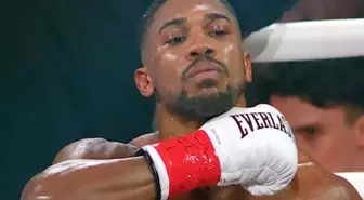 Anthony Joshua'dan maça damga vuran hareket