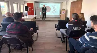 Bayburt'ta teknik personele hasar tespit eğitimi verildi
