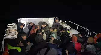 Bodrum açıklarında 39 düzensiz göçmen yakalandı