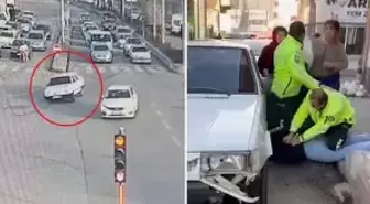 Film sahnelerini aratmayan anlar, polis böyle etkisiz hale getirdi