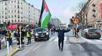 İsveç'te, ateşkes anlaşmasına uymayan İsrail'e protesto