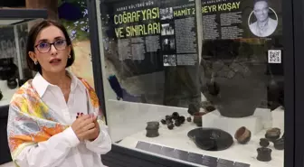 Karaz seramiklerindeki motifleri inceledi