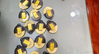 Kırşehir'de sahte altın oyununu kuyumcunun dikkati bozdu