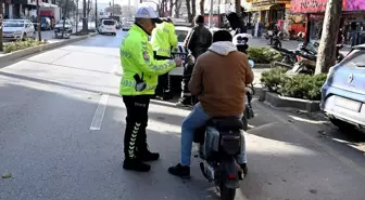 Kırşehir'de trafik denetimlerinde 91 motosikletliye işlem yapıldı