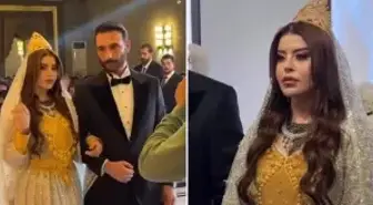 Nazdar Barzani ile Kahraman Zülfikar İzol evlendi! Geline kilolarca altın takıldı