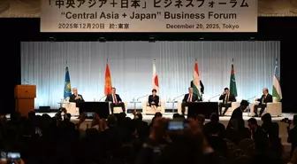 Orta Asya liderleri 'Orta Asya-Japonya Diyaloğu İş Forumu'na katıldı