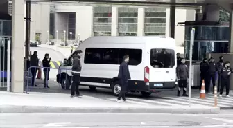 Sadettin Saran, Adli Tıp Kurumundaki işlemlerin ardından adliyeye getirildi