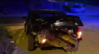 Samsun'da iki otomobilin çarpıştığı kazada 3 kişi yaralandı